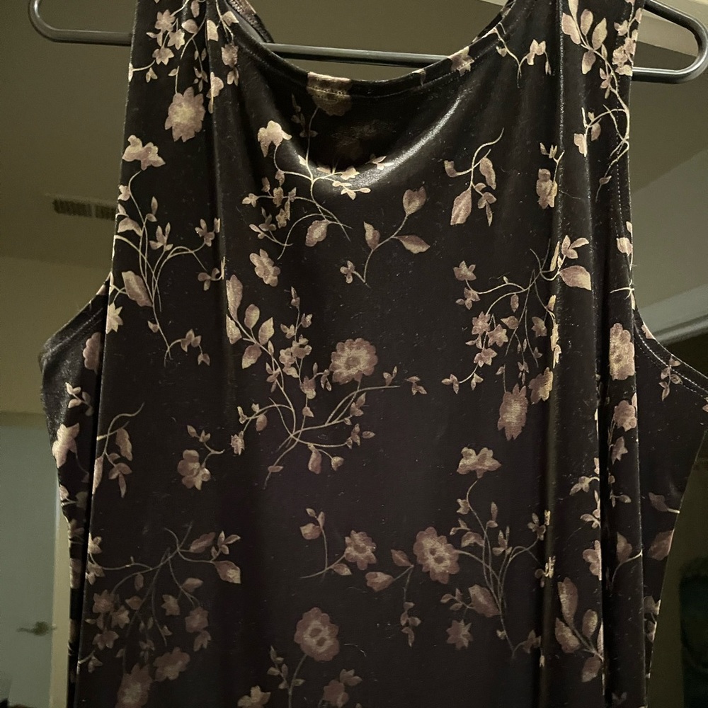 Outfit Woman black and brown maxi dress